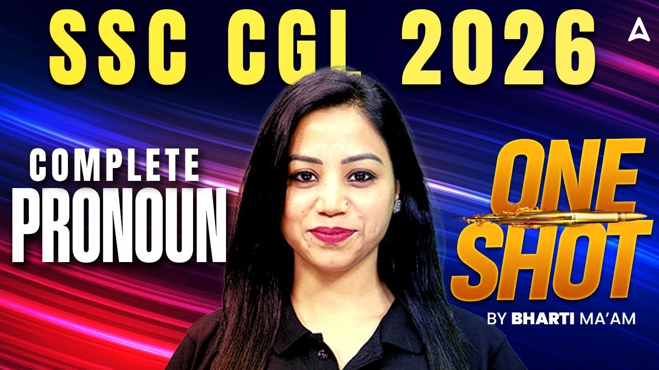 SSC CGL English Classes 2026 | Pronoun Complete One Shot | SSC CGL 2026 English Class By Bharti Mam