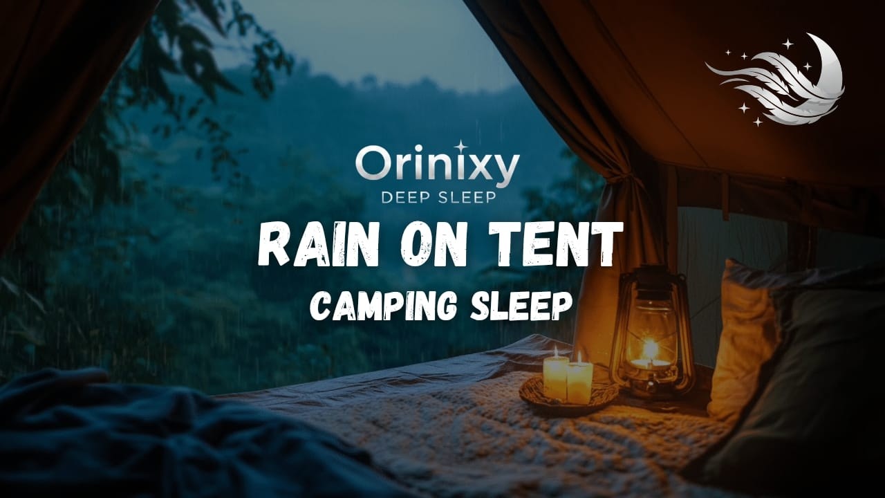 Rain on Tent at Night ⛺ 90 Minutes Camping Sleep Sounds