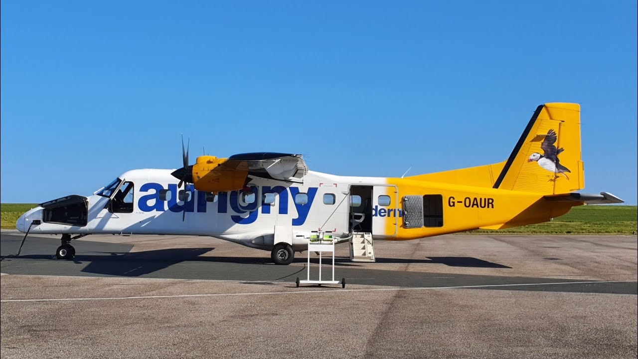 G-OAUR Dornier 228-212NG of Aurigny from Alderney to Guernsey 14.06.2022