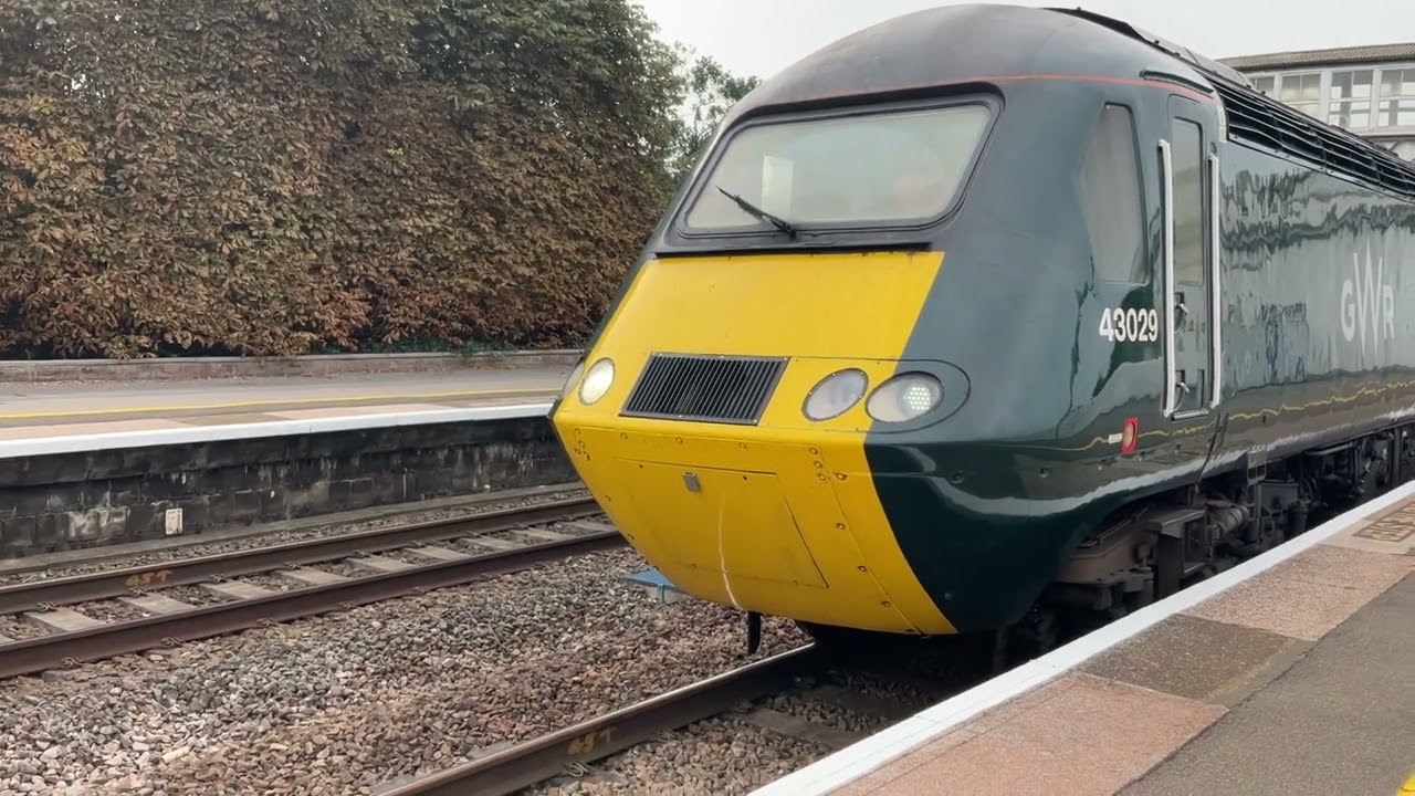Trains at Bridgwater - includes diesel railtour from Crewe to Kingswear (for Dartmouth).