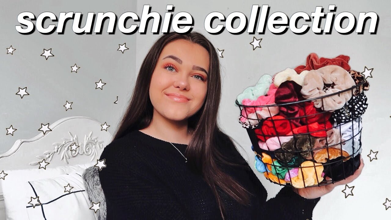 SCRUNCHIE COLLECTION 2020 (50+ scrunchies!)