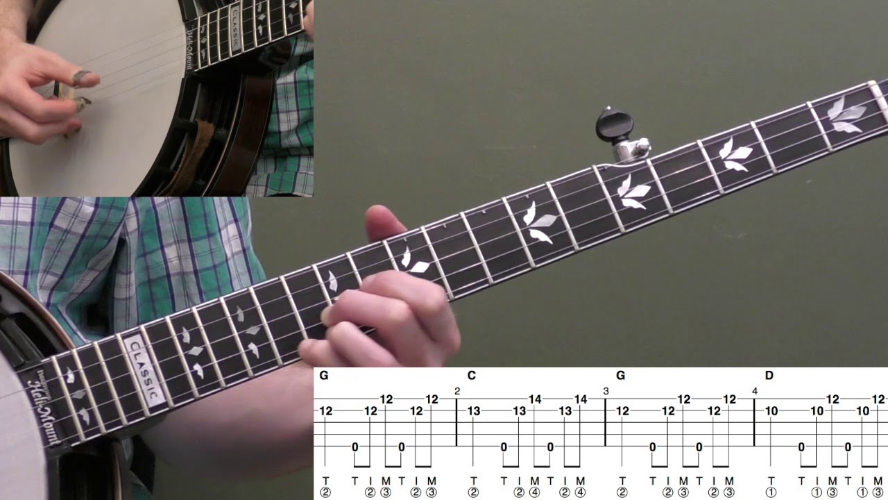 Boil Them Cabbage Down (Up-The-Neck) | Beginner Bluegrass Banjo Lesson With Tab