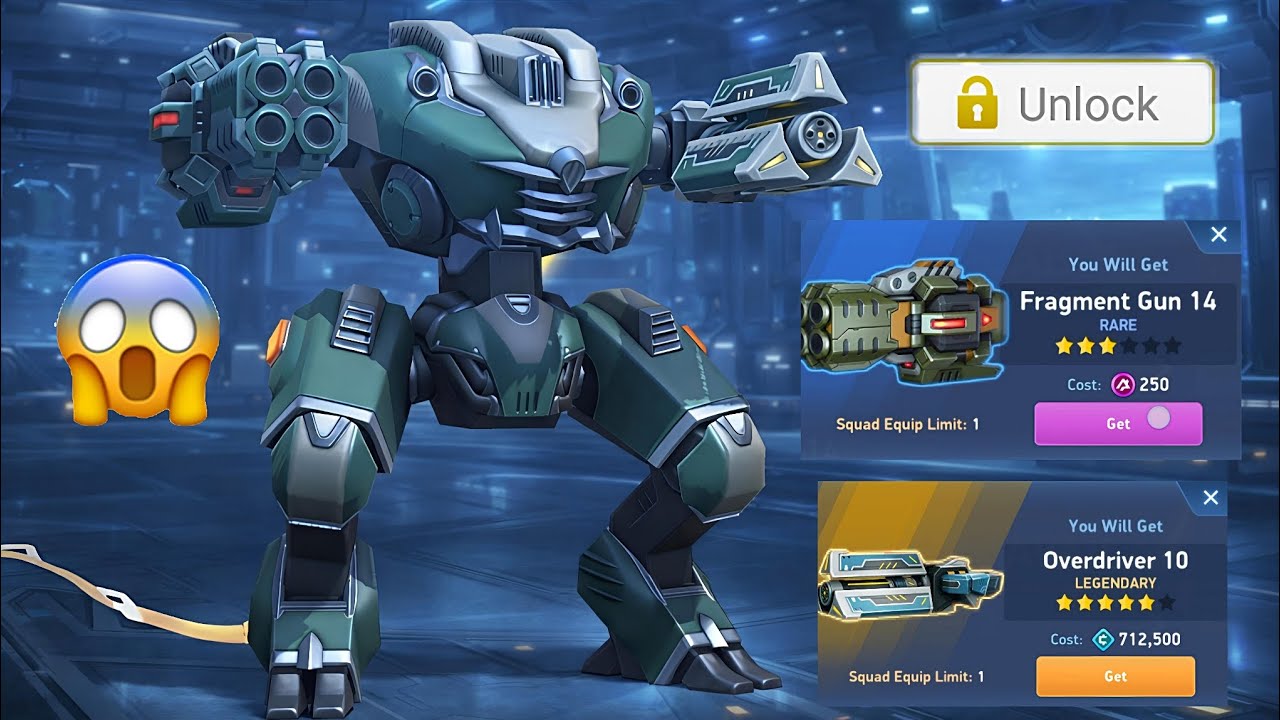 Unlock 🔓 Fragment Gun 14 and Overdriver 10 gameplay another weapon 😅😅😅