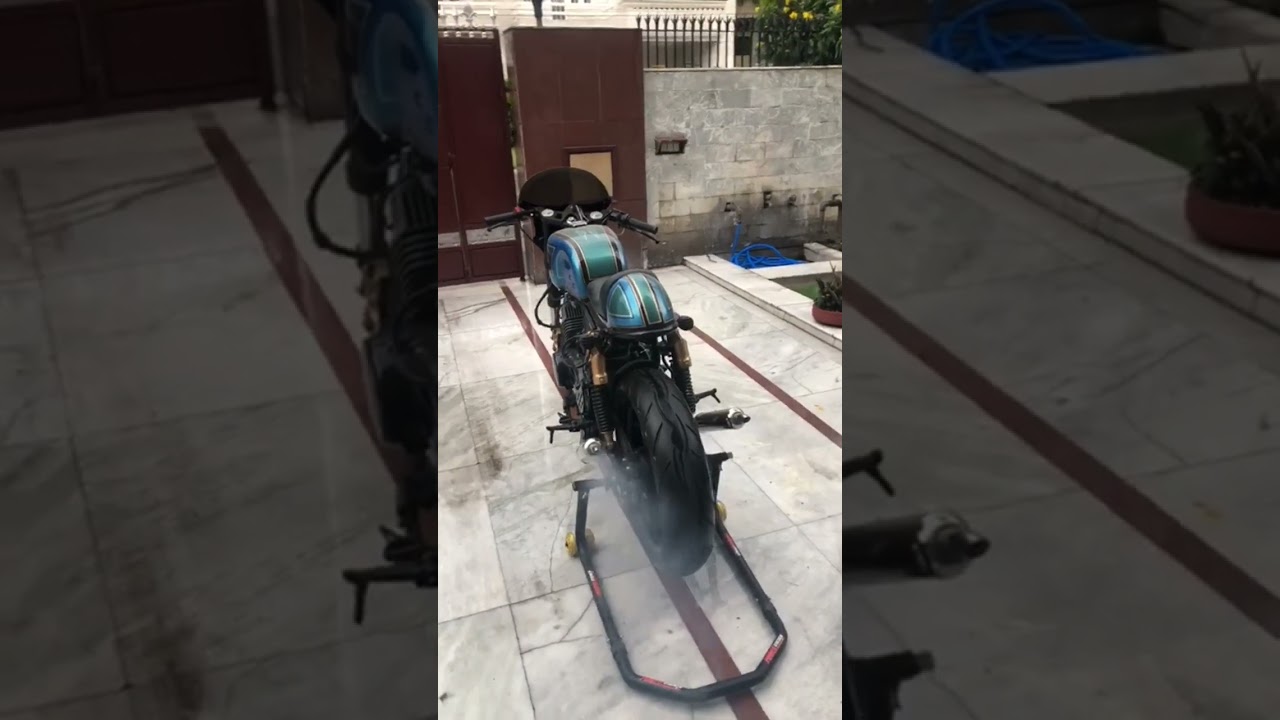 Yamaha RD 350 fully tuned chambers exhaust sound #yamahard350