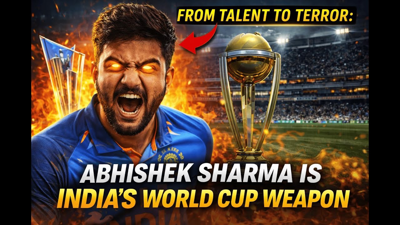 From Talent to TERROR: Abhishek Sharma Is India's World Cup Weapon 😱