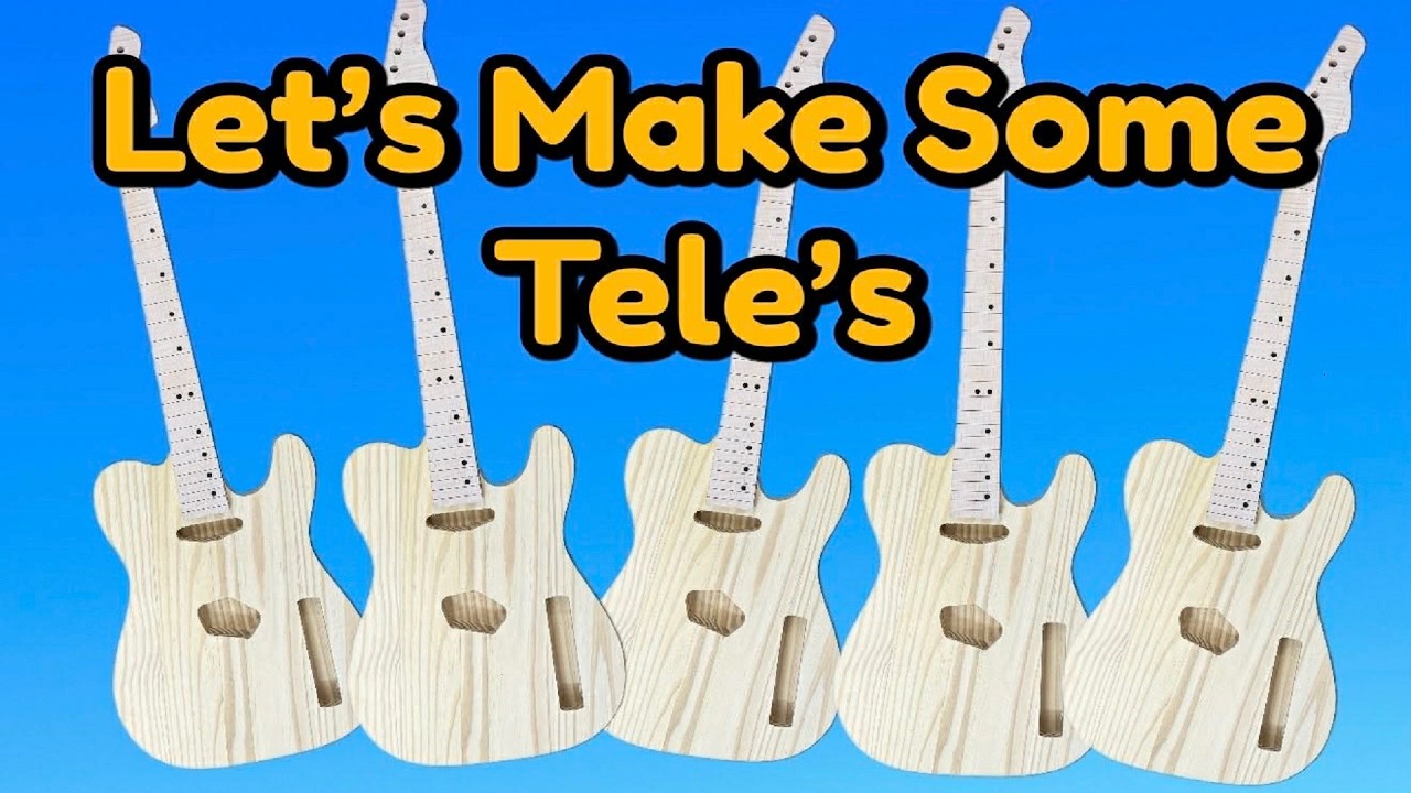 We are Making Guitars In Our New Shop! Lot's Of Guitar building Tips And Some Cool Tools!!