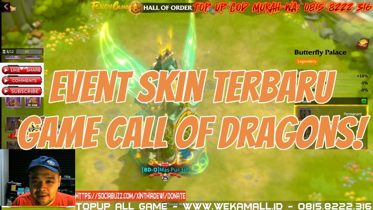 CALL OF DRAGONS! EVENT SKIN TERBARU! CAKEP NIH GESSS