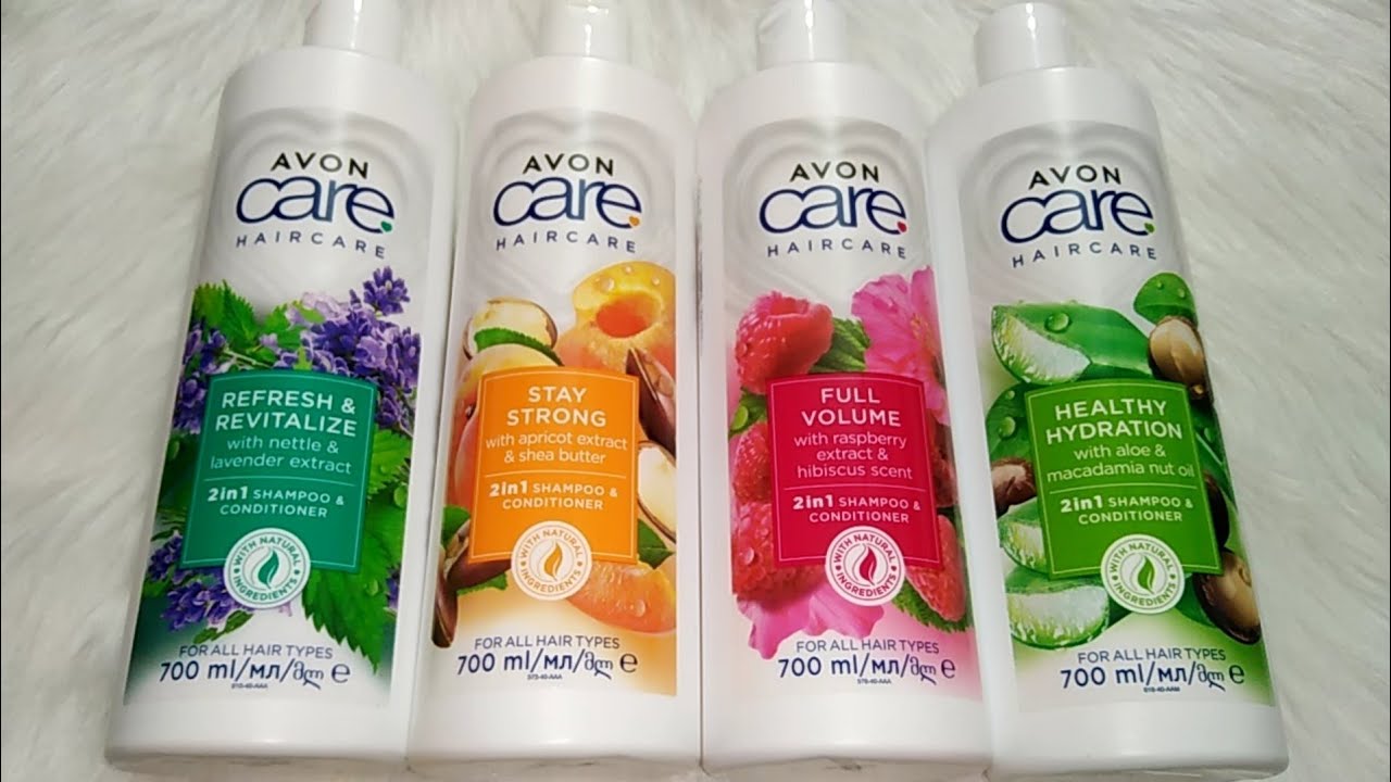 شامبو وبلسم افون كير Avon Care 2in1 الجديد زي القديم ولا مختلف🤔 المكاديميا والتوت والمشمش والافندر ✨