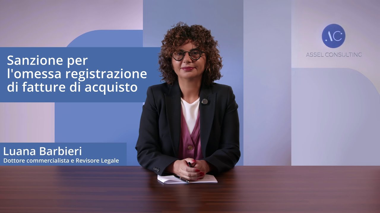 Sanzione per l'omessa registrazione di fatture di acquisto