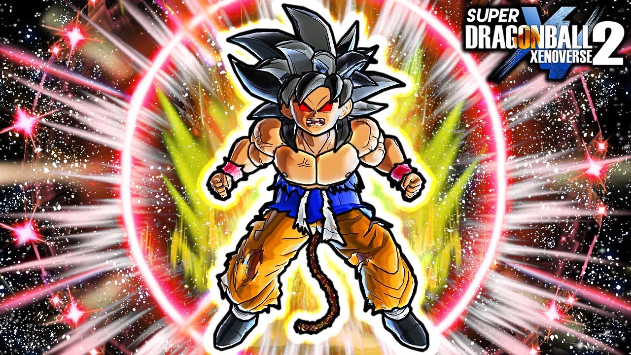 NEW GT ANIMATED KID GOKU SSJ4 SKILL! Dragon Ball Xenoverse 2 SSJ4 Goku Transformation Awoken Skill