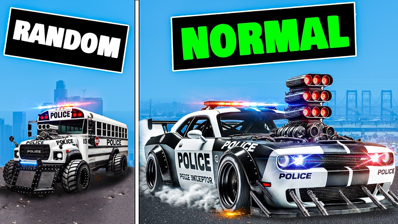 Every 30 seconds my police car gets randomized in GTA 5