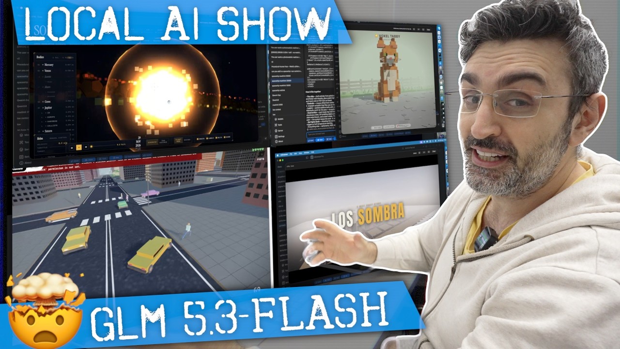 Я запускал GLM-5.3-Flash локально 24 часа... Qwen 4 УСТАРЕЛ?! 🤯