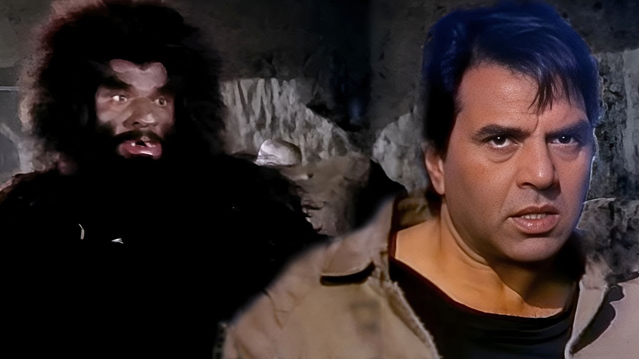 राक्षश और धरम पाजी की जबरदस्त फाइट सीन🔥💪🏻| Dharmendra | Bollywood Action Movie