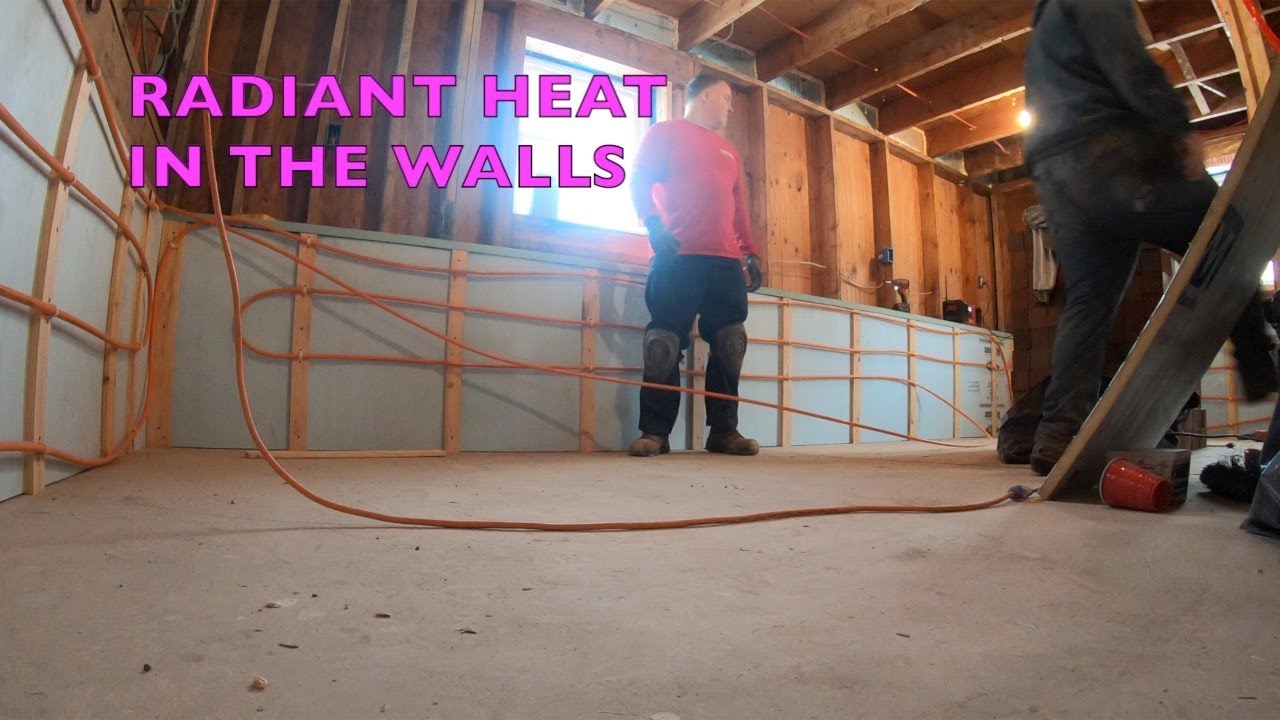 Do it yourself In the Wall radiant heat