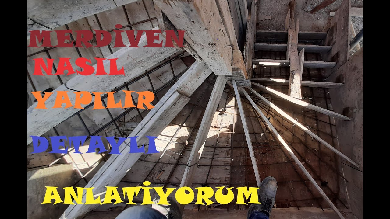 MERDİVEN NASIL YAPILIR DETAYLI ANLATIM