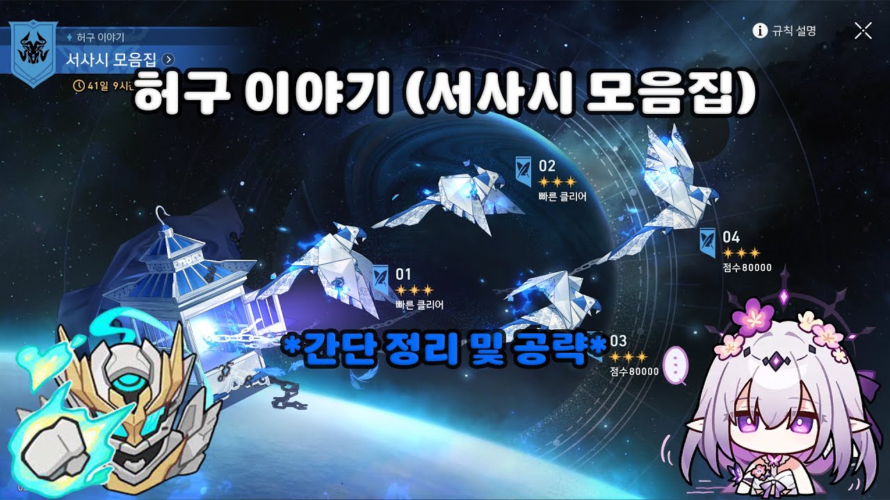 【붕괴 스타레일】간단하게 이해하고 클리어하는 허구 이야기(서사시 모음집)