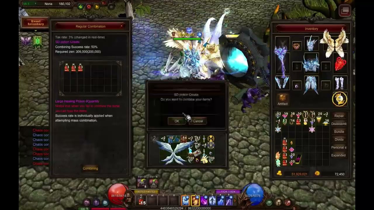 Mu Online - New Earrings Frost Attempt
