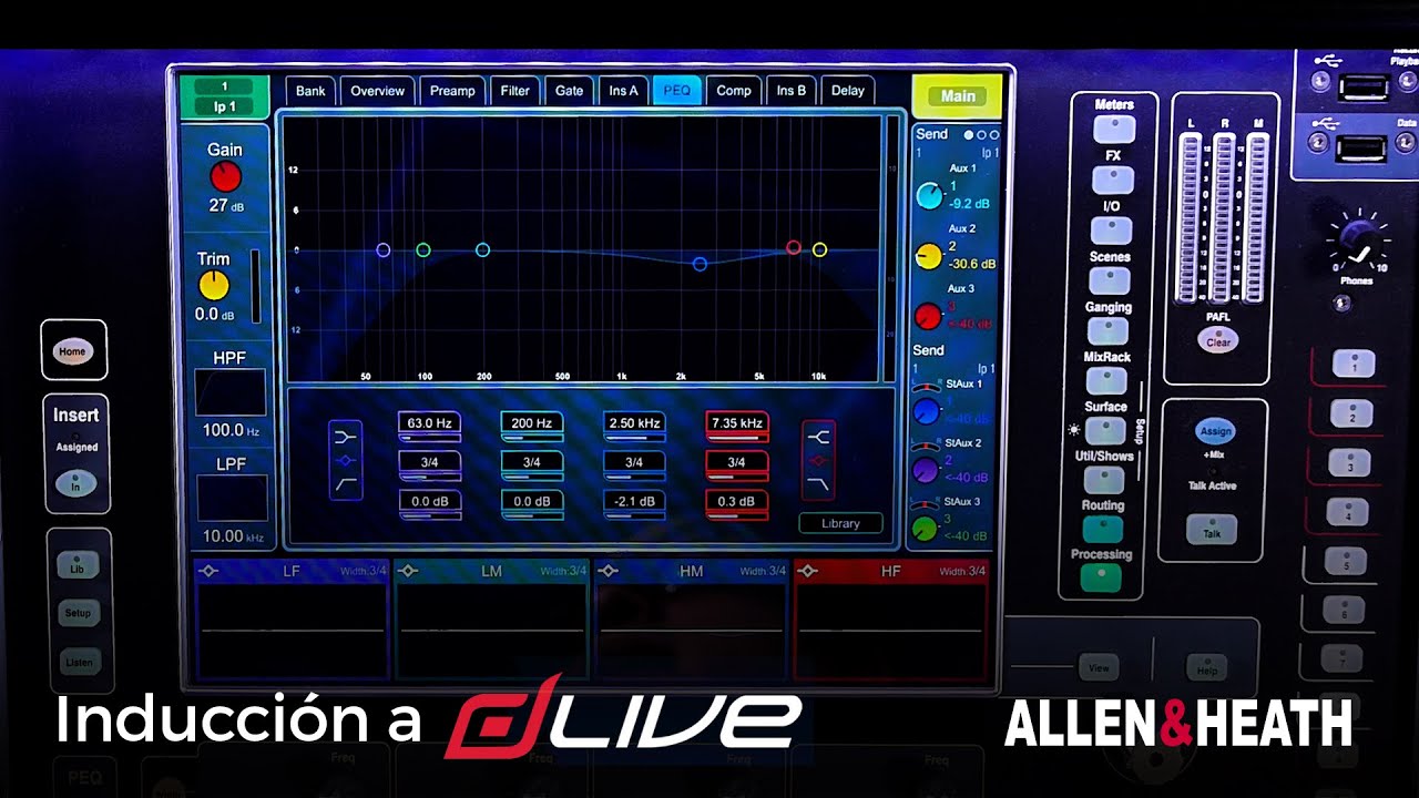 ALLEN & HEATH - Introducción a consolas digitales dLive