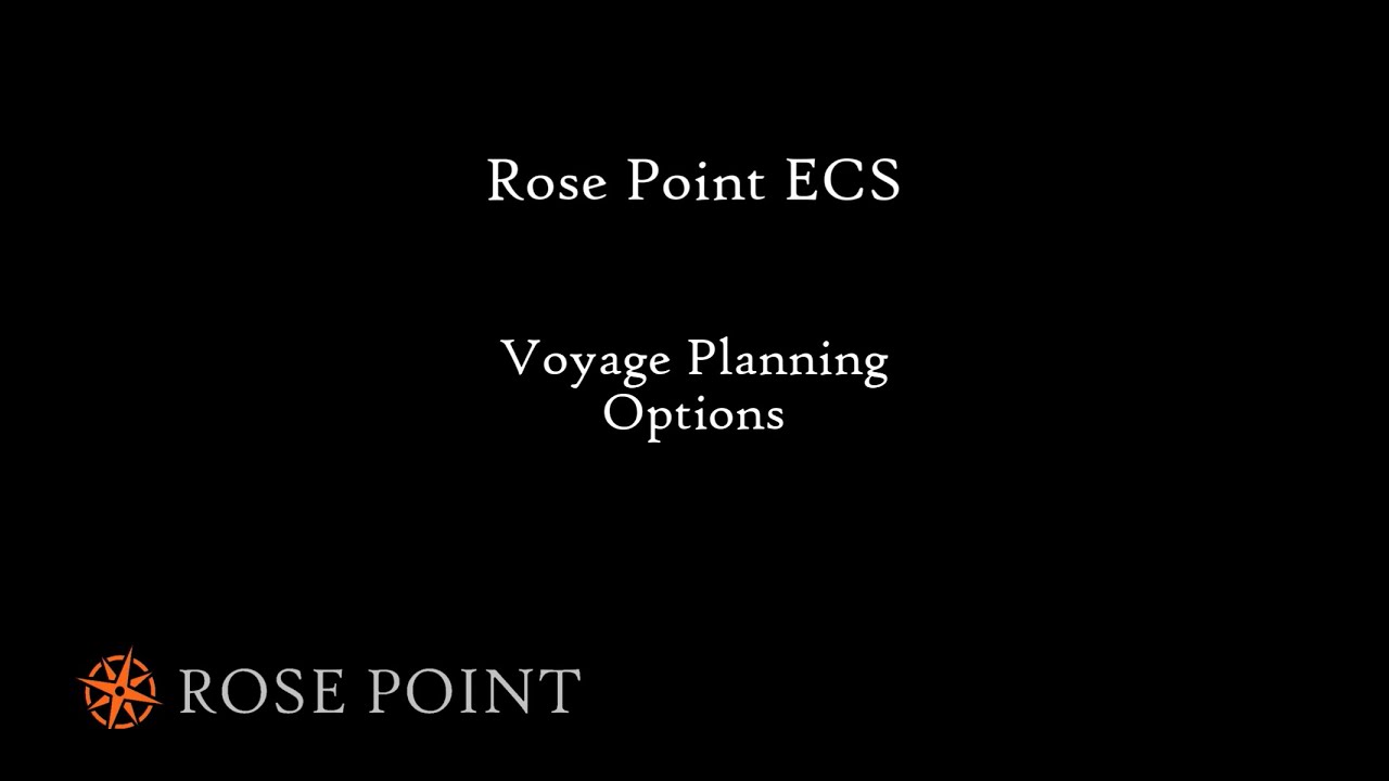 Voyage Planning Options