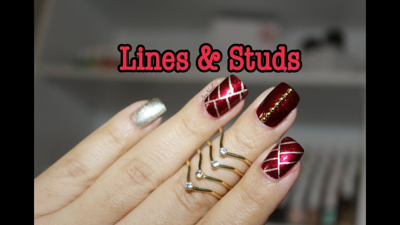 OPI Starlight Lines & Studs |Nail Tutorial
