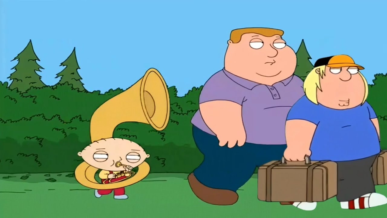Stewie segue i grassoni suonando la tuba - I Griffin (1999) ITA | 20th Century Fox