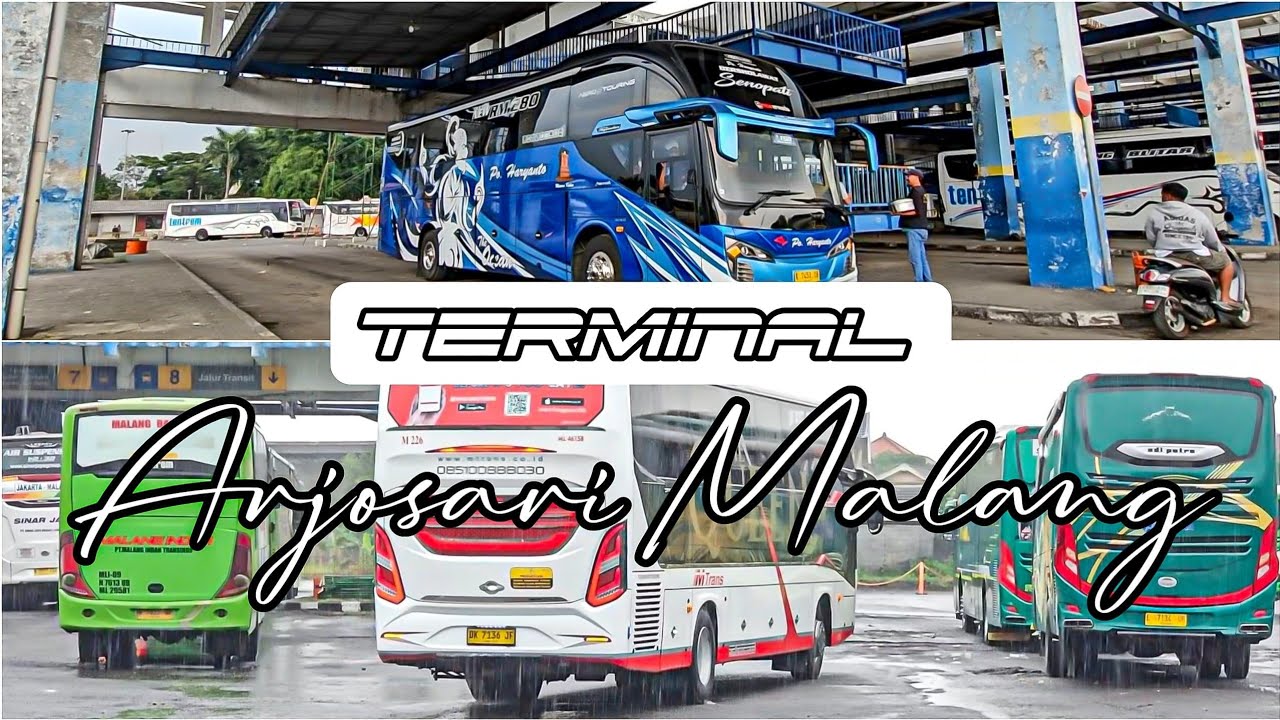 BANYAK BUS BAGUS-BAGUS DI SINI! || HUNTING BUS DI TERMINAL ARJOSARI MALANG