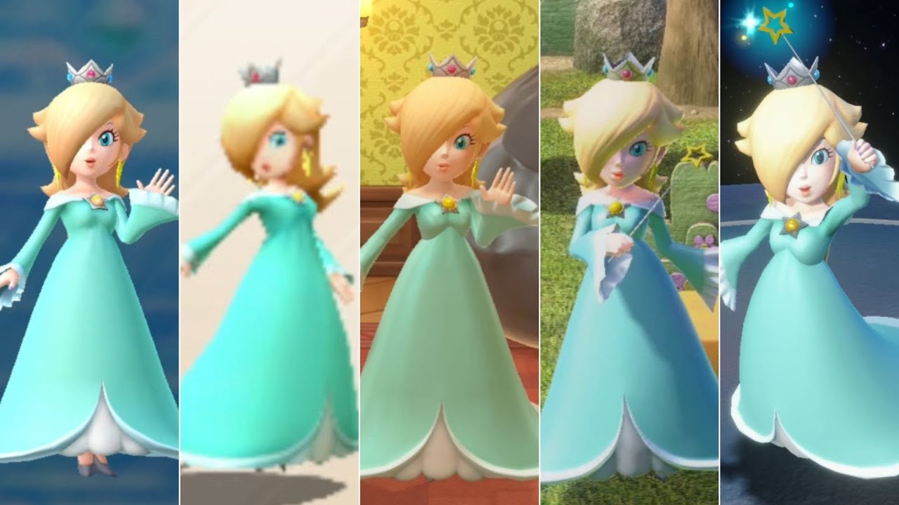 Evolution Of Rosalina In Mario Party Games [2015-2024] (Playable)