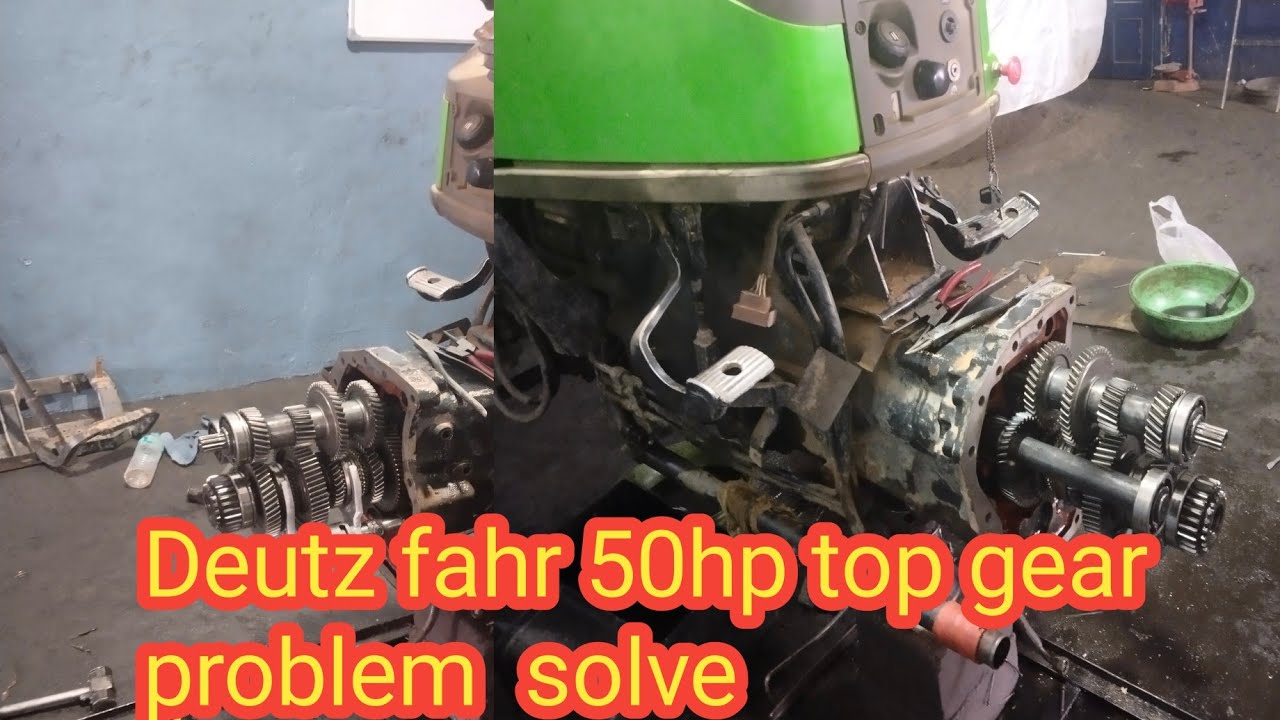 Deutz fahr tractor 50hp synchromesh gearbox disassemble  and assemble  repair work #kuthareeicher