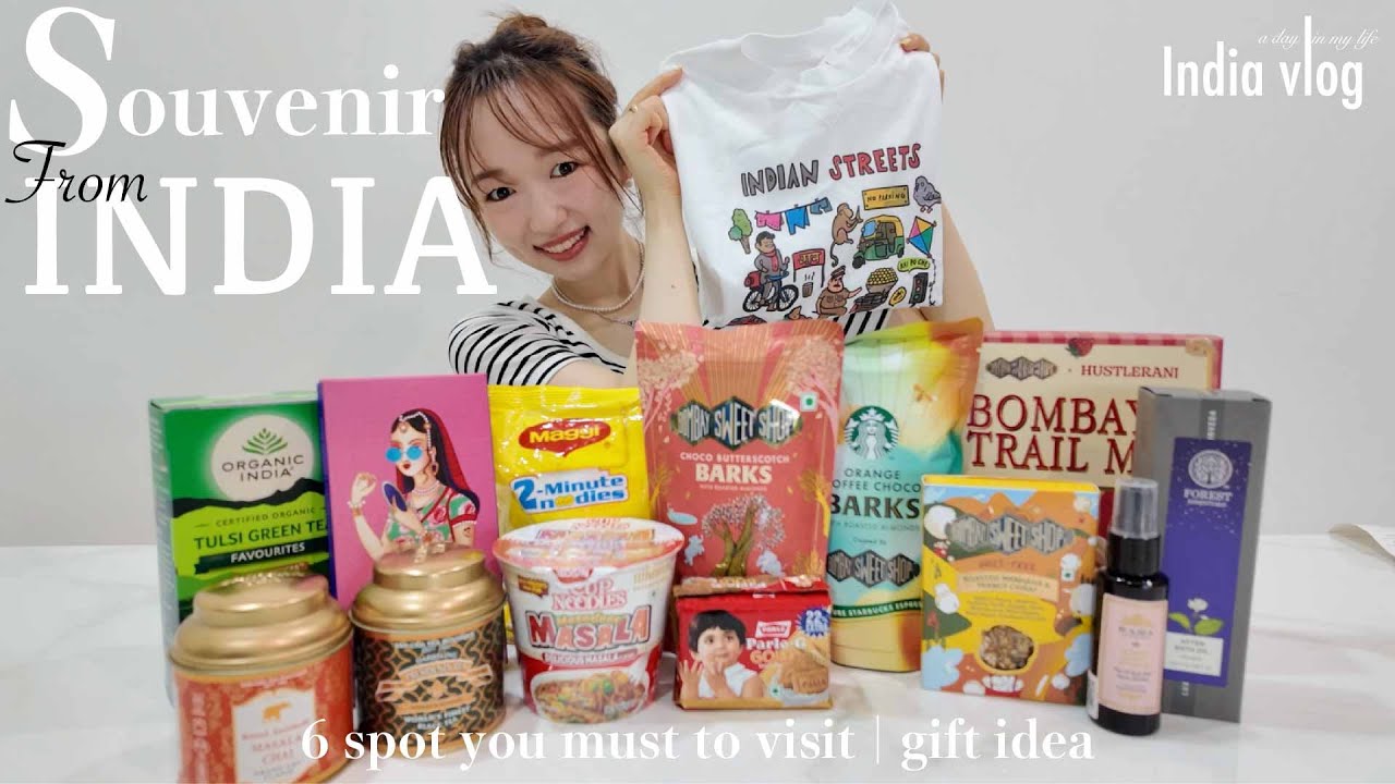 【india vlog】インドのおすすめ土産🇮🇳