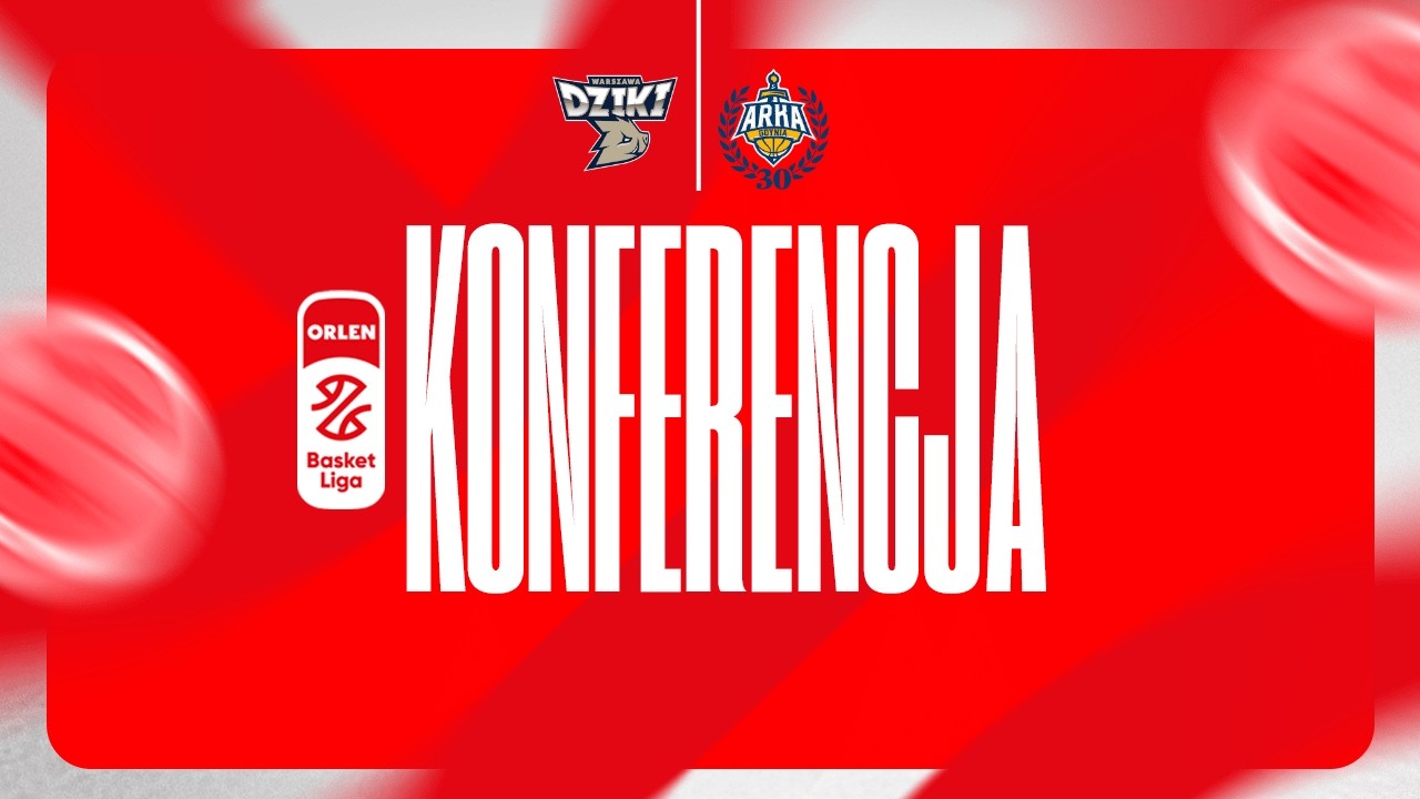 Konferencja prasowa: Dziki Warszawa - AMW Arka Gdynia