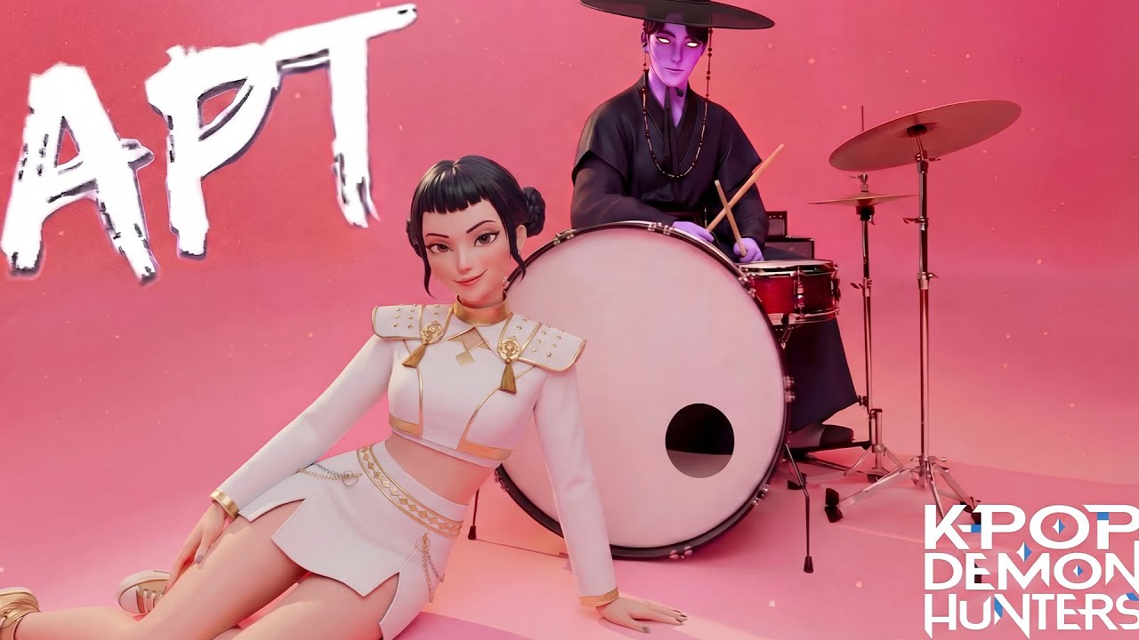 APT | Zoey & Jinu Cover - Huntr/x feat. Saja Boys | Kpop Demon Hunters (Official Music Video)