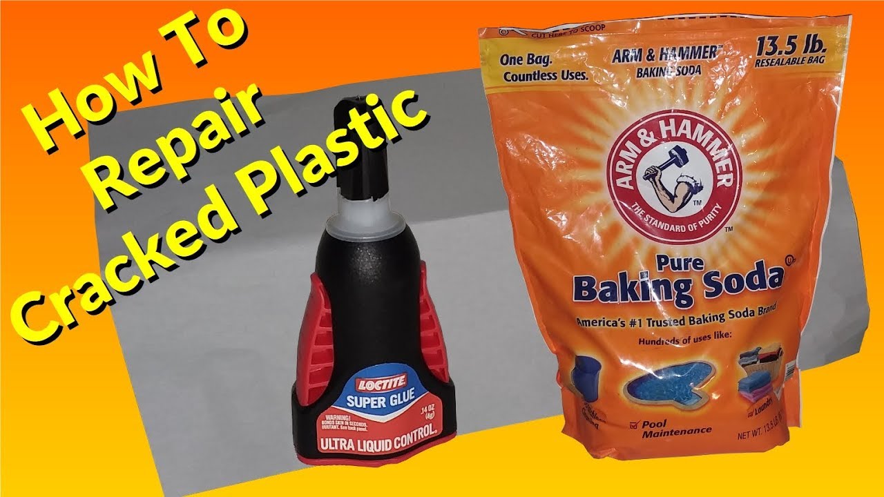 DIY Repairs Super Glue and Baking Soda