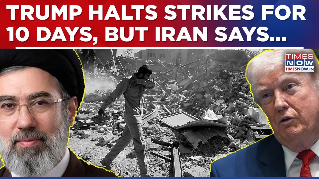 Trump Halts Strikes On Iran's Energy Sites For 10 Days | Israel Vows Continued Attacks | Tehran Says