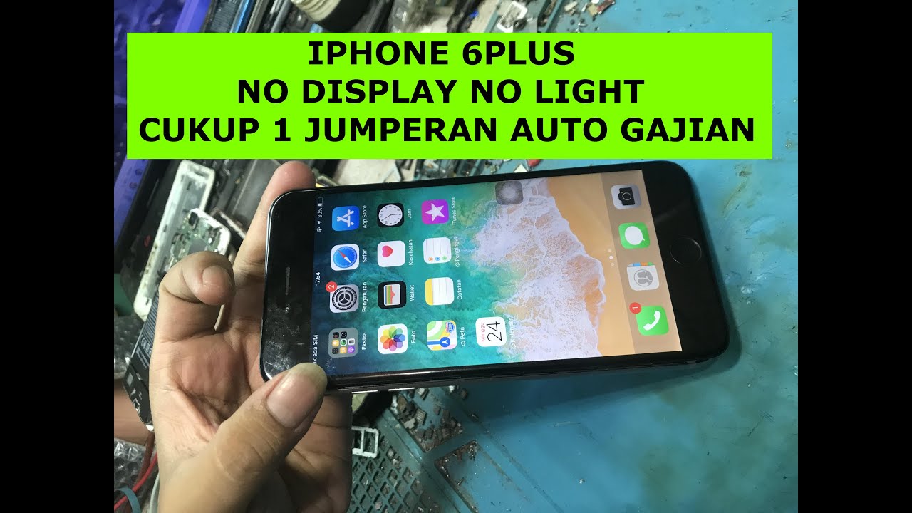 IPHONE 6PLUS NO DISPLAY & LIGHT SOLUTION