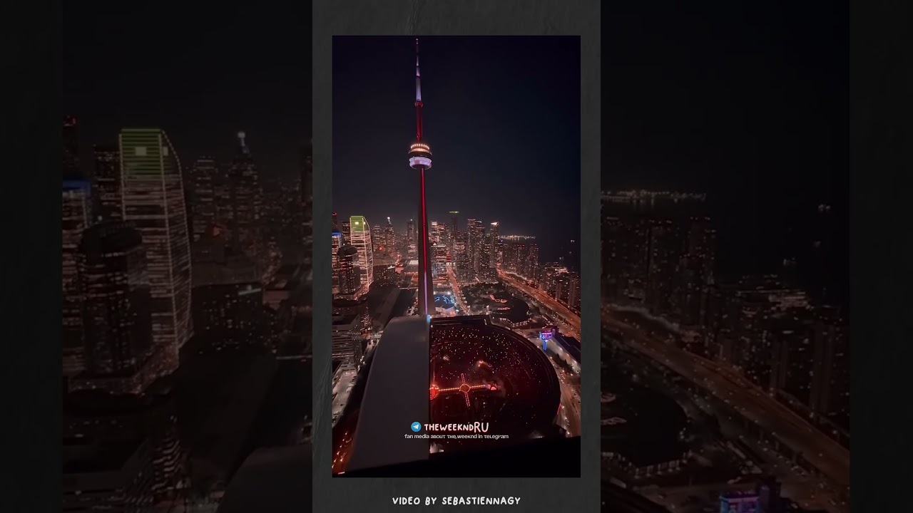 Perfect view for The Weeknd show 🗼🇨🇦 All news and moments in теlegrам & insta: theweekndRU_ 💙