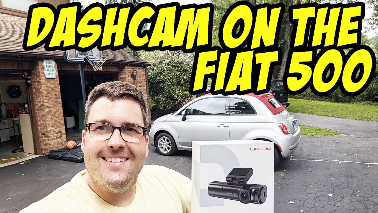 Fiat 500 Dashcam Install: Capture Every Moment with This Easy Install - Lingdu 5K with 3 cameras!