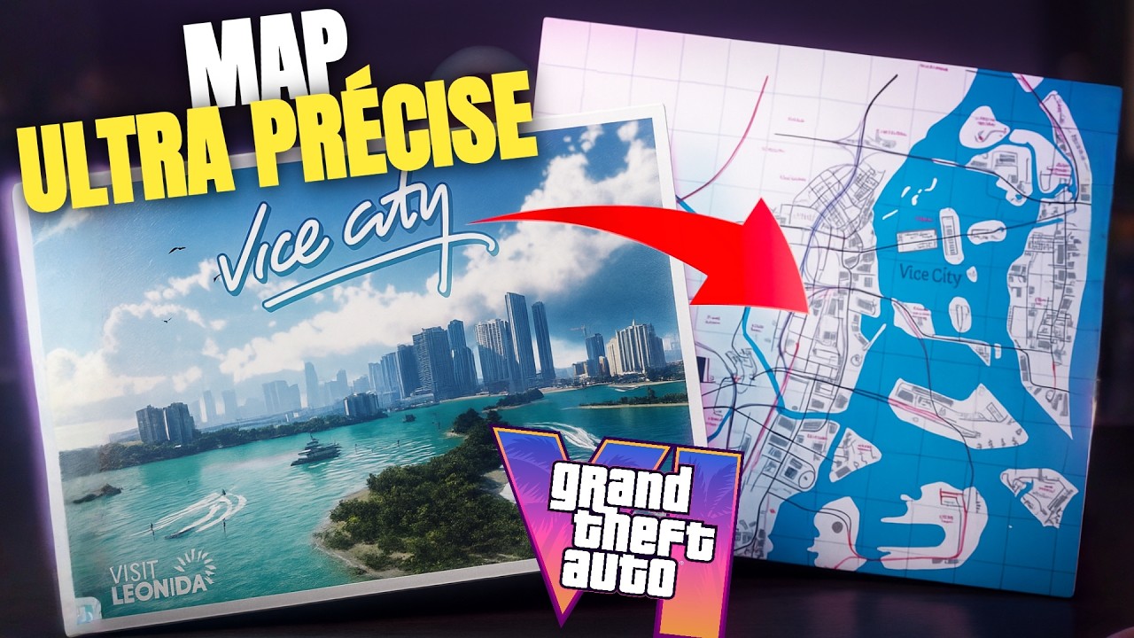GTA 6 MAP: C&rsquo;est la PLUS GROSSE mise &agrave; jour de VICE CITY (a&eacute;roport, prison, V3)