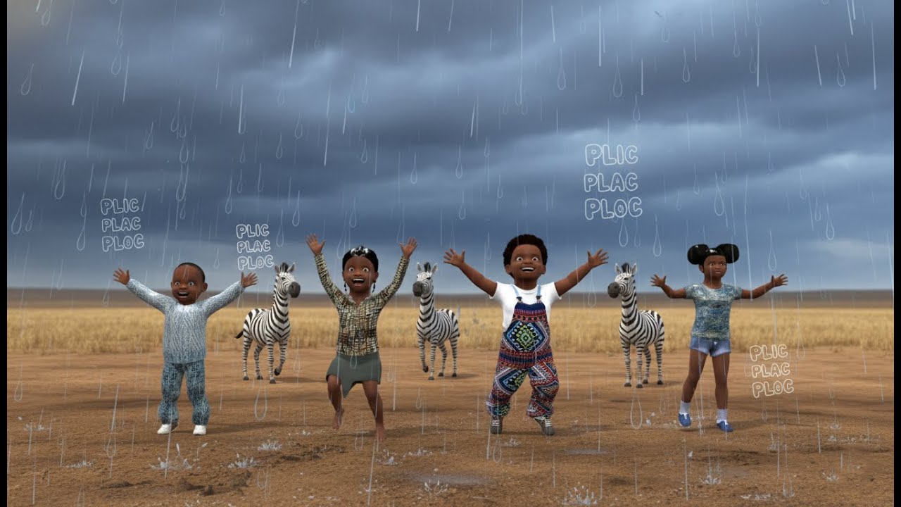 la pluie ! la pluie ! arrive | B'ANGEL FRANÇAIS | Comptines avec bebe kameni | Bantu Angel Français.