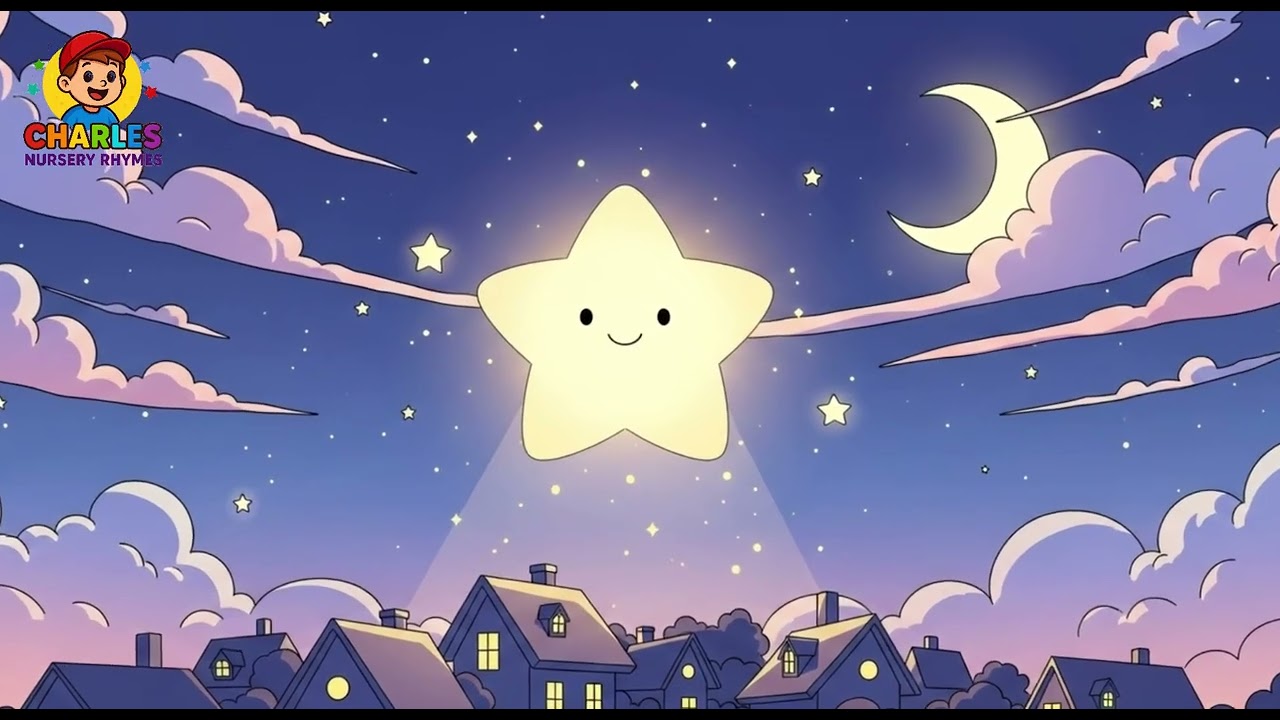 Twinkle Twinkle Little Star 🌟 Bedtime Lullaby Song Charles Nursery Rhymes