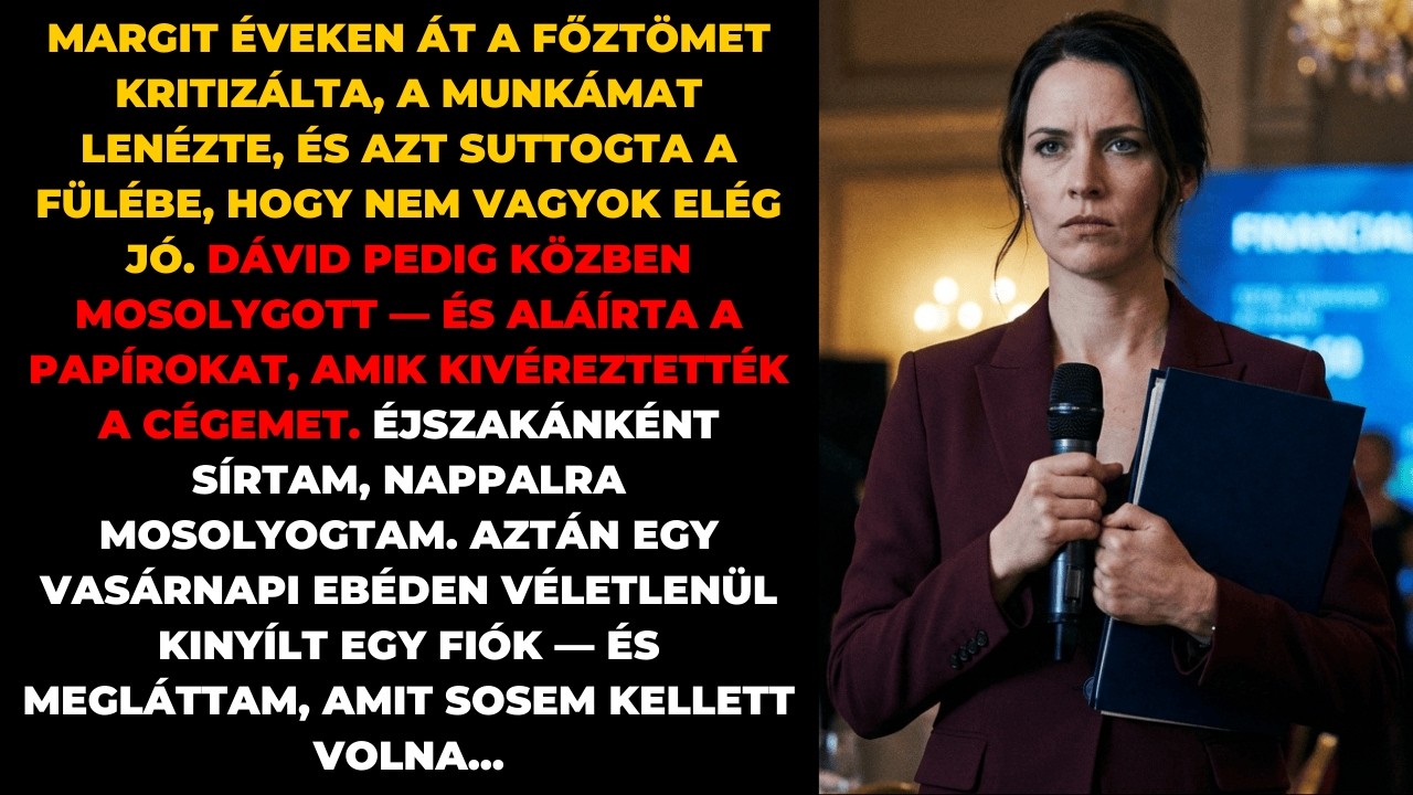 Megleltem anyósom elrejtett végrendeletét. Kiderült, hogy mindent az én cégem finanszíroz
