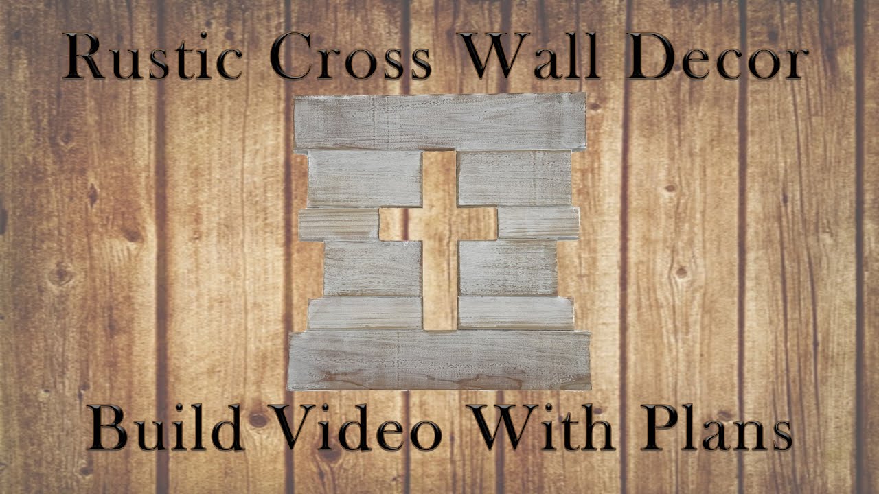 Rustic Farmhouse Cross Wall Decor Product DIY Build and Woodworking Plans