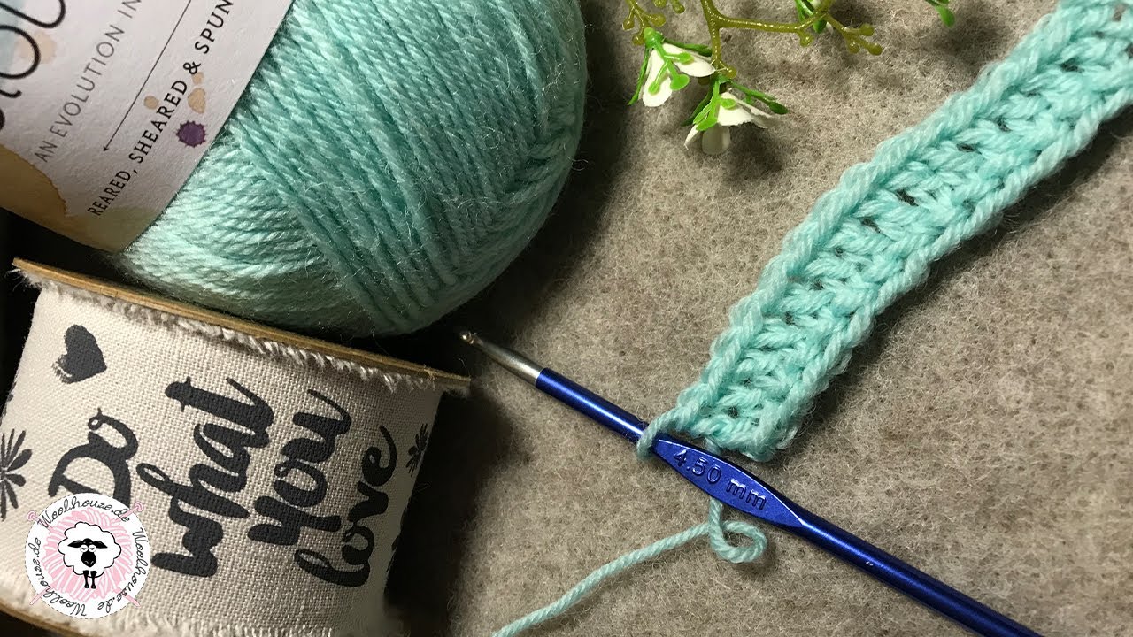 Fußschlingenanschlag häkeln / Tipp für schnellere LM-Kette mit Stäbchen - Häkeltipp / Woolhouse.de