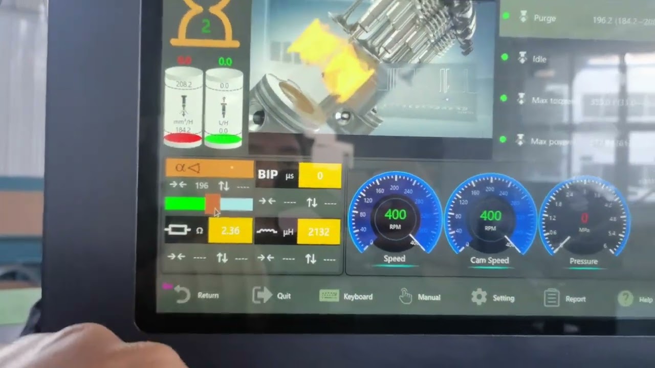 Using 1300 cambox to test Delphi E3 injector