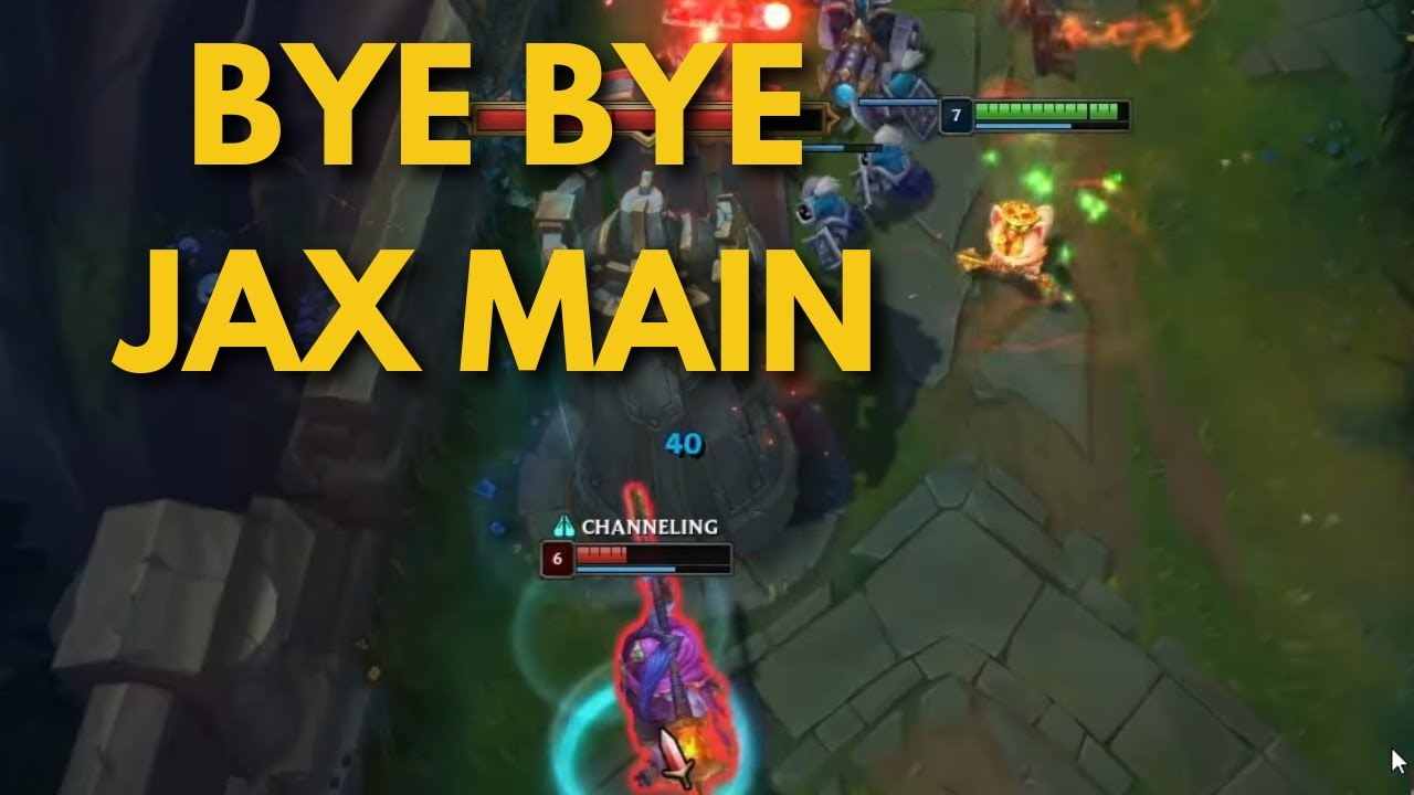 This Challenger Jax had 20cs at 7min vs my Teemo