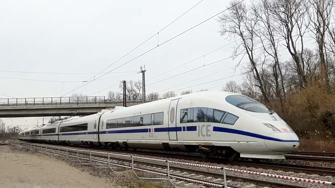 ICE 406 001 (Blauer Streifen) & 406 004 auf dem 105er nach Basel SBB