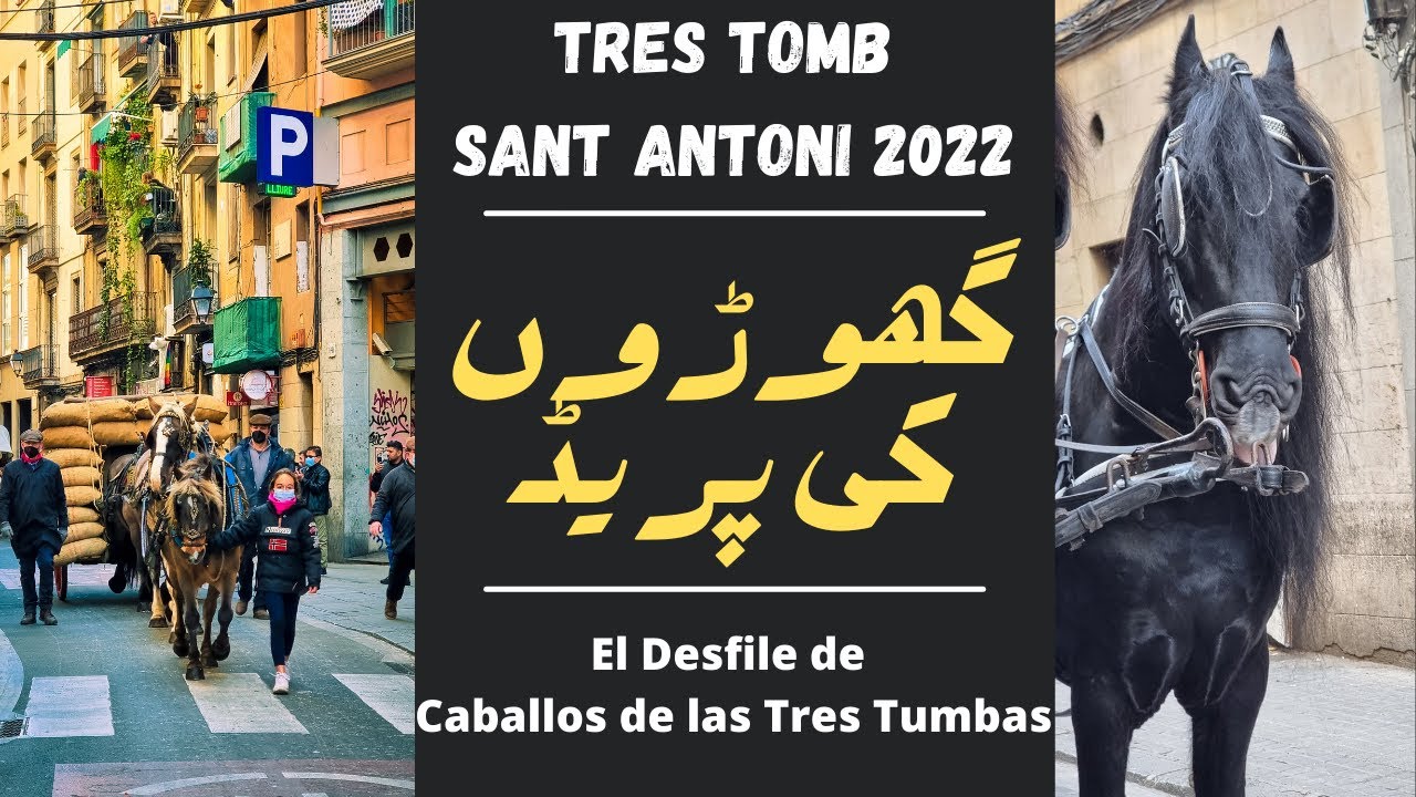 Tres Tomb Sant Antoni 2022 || The Tres Tombs Horse Parade 2022