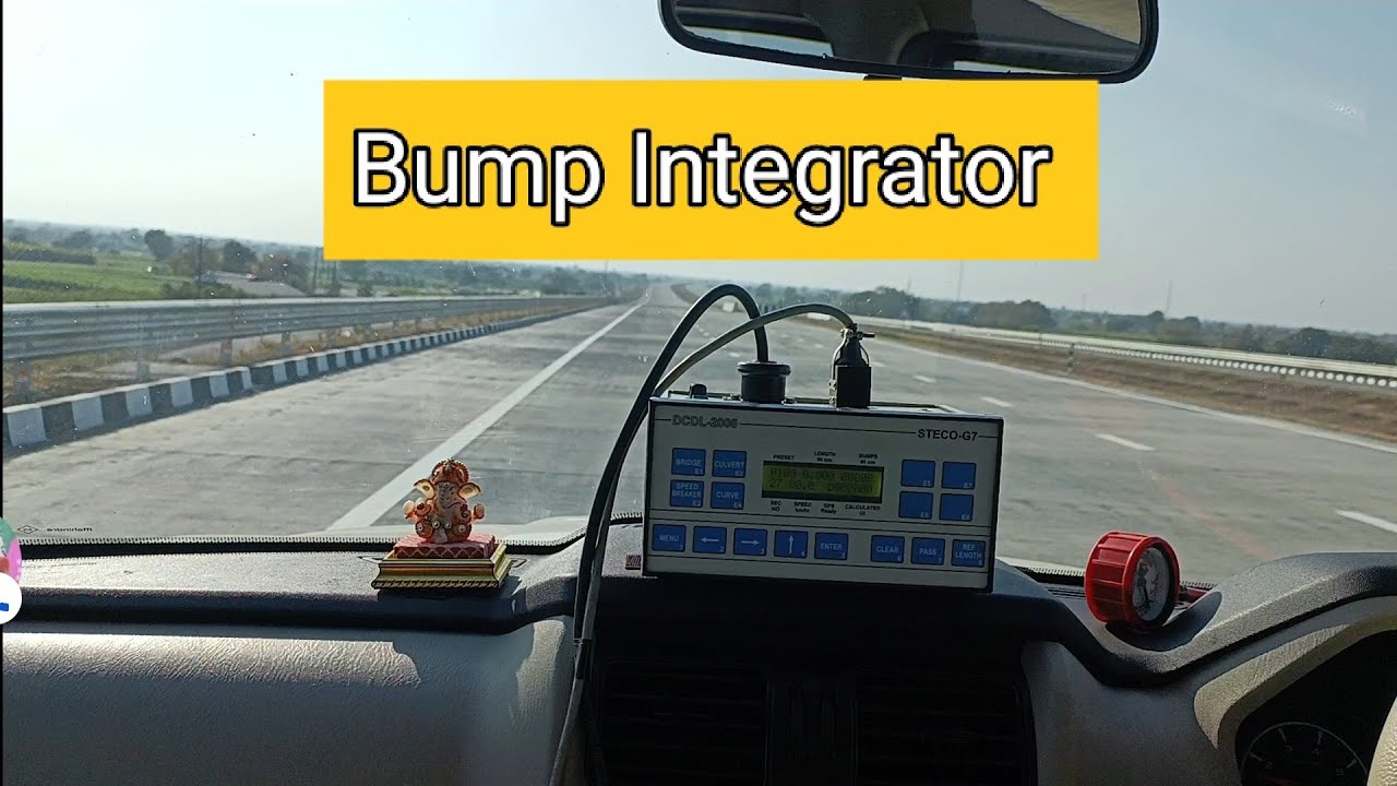 Roughness Index checking by Bump integrator ( Samrudhi Mahamarg PKG-11)