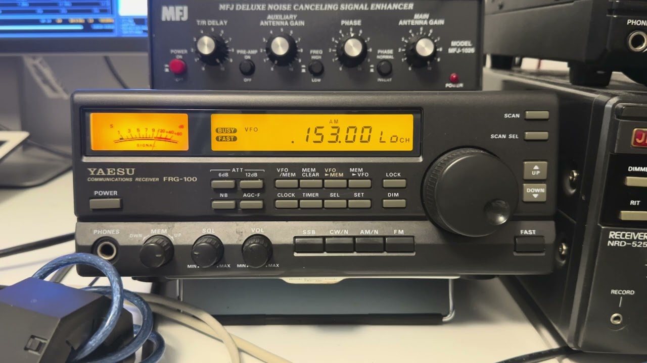 Great folk music played through the night from Antena Satelor 153 kHz longwave, Brasov, Romania
