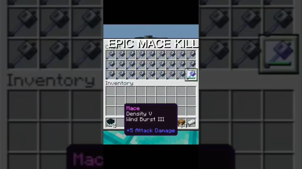 MINECRAFT MACE HOW TO USE MACE 