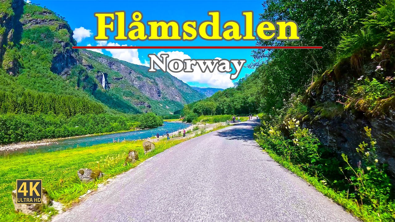 Driving Flåmsdalen In Norway 🇳🇴 | Scenic Road Tripp In Stunning 4K